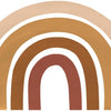 Organische muurstickers in warme bruin- en beige tinten met regenboogontwerp, perfect voor kinderkamer en kindvriendelijk. - Default Title - Muursticker | Sunny Rainbow XL - kinderkamer, lilipinso, Muursticker, Regenbogen, Regenboog, sunny - Casa Mini