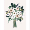 Poster met organisch bloemboeket in zachte tinten wit, roze en groen, veilig en kindvriendelijk ontwerp voor kinderkamer,. - Poster met lijst Boeket | Lilipinso - Default Title - bloemen, bloemen en bladeren, kinderkamer, lilipinso, wonderland - Casa Mini
