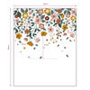 Organisch bloemenbehang met groene bladeren en gele, oranje en roze bloesems, kindvriendelijk en veilig voor de kinderkamer, . - 2.48 x 2 M - Capucine Behangwand | Lilipinso - behang, behangpaneel, bloemen, bloemen en bladeren, Capucine, kinderkamer, kinderkamer behang, lilipinso - Casa Mini