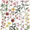 Organische, kindvriendelijke muurstickers met zachte bloemen en bladeren in pastelroze, geel en groen, perfect voor de. - Muursticker | Pretty Flower - Default Title - bloemen, bloemen en bladeren, kinderkamer, lilipinso, Muursticker, vliesbehang - Casa Mini