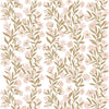 Organisch bloemrijk behang in zachte roze en zandtinten, ideaal voor een veilig en kindvriendelijk kinderkamerinterieur met. - Default Title - Éléonore Garlands | Lilipinso - behang, bloemen, bloemen en bladeren, kinderkamer, kinderkamer behang, lilipinso, rozen, Éléonore - Casa Mini