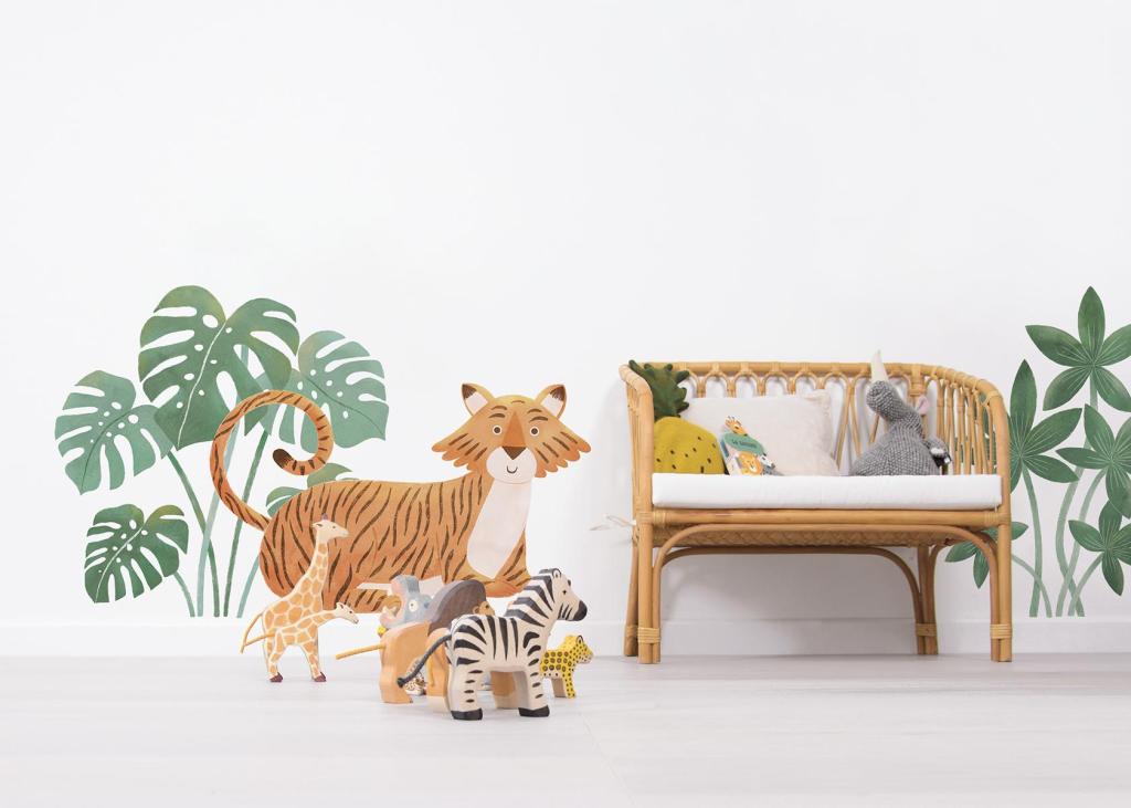 Organische groene Yatsuni Leaf XL muurstickers met grote bladeren, veilig en kindvriendelijk voor de kinderkamer en. - Default Title - Muursticker | Yatsuni Leaf XL - bloemen en bladeren, kinderkamer, lilipinso, Muursticker, Yatsuni - Casa Mini