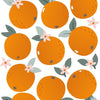 Organische, kindvriendelijke muurstickers met sinaasappels en groene bladeren, multifunctioneel voor de kinderkamer,. - Muursticker | Orange - Default Title - kinderkamer, lilipinso, louise, Muursticker, Orange, Sinaasappels - Casa Mini