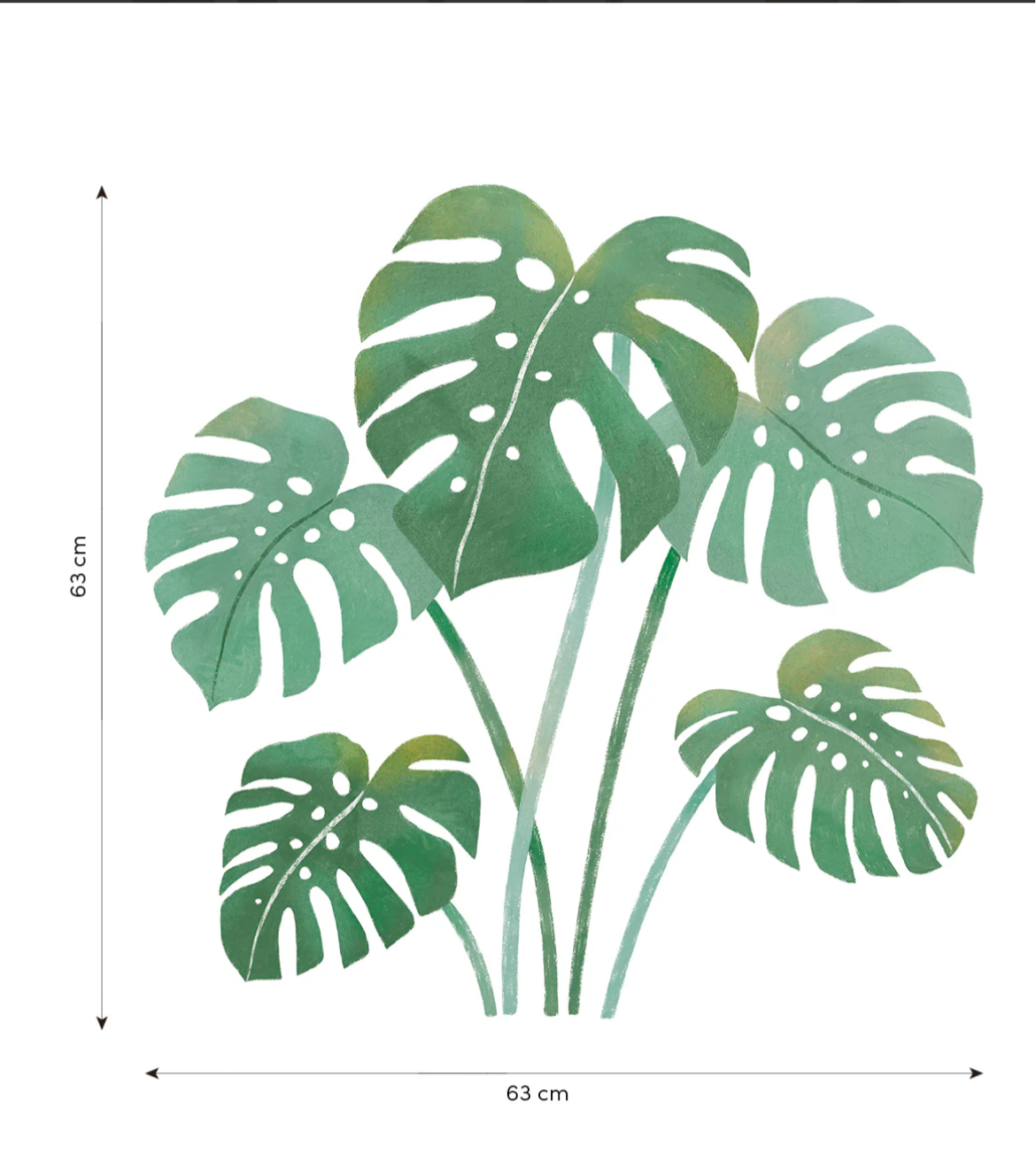 Groene Yatsuni Leaf XL muurstickers met organisch en veilig bladontwerp, ideaal voor kinderkamer kindvriendelijk interieur. - Default Title - Muursticker | Yatsuni Leaf XL - bloemen en bladeren, kinderkamer, lilipinso, Muursticker, Yatsuni - Casa Mini