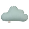 Organisch linnen sierkussen in wolkenvorm, zacht mintgroen, veilig en kindvriendelijk voor kinderkamer en kinderinterieur. - White / White - Linnen sierkussen Cloud (set van 2) - Kussen, Moimili, Sierkussen, Soft collection, Velvet, Volants - Casa Mini